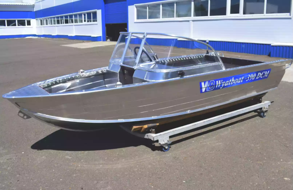 Алюминиевая лодка Wyatboat-390 DCM в Красноярске