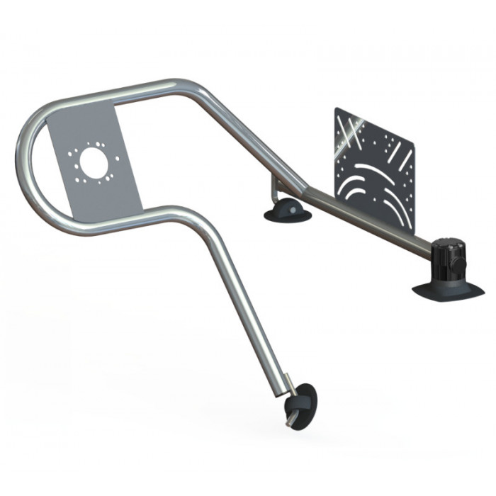 Стойка рулевая с креплением на баллон надувной лодки 32мм быстросъемная в Красноярске Стойка рулевая с креплением на баллон надувной лодки 32мм быстросъемная в Красноярске