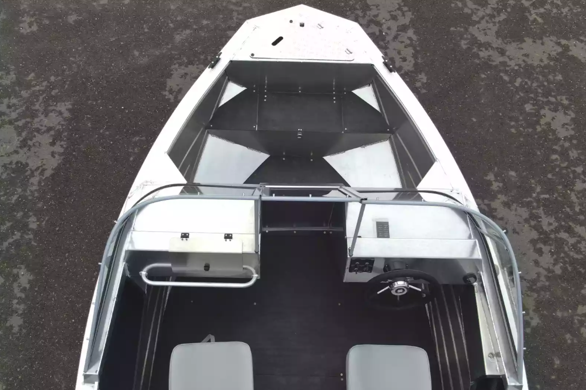 Алюминиевый катер Неман-450 DC NEW без покраски в Красноярске