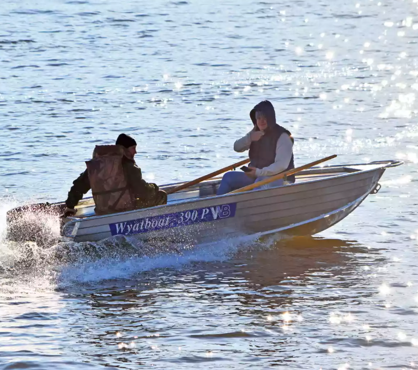 Алюминиевая лодка Wyatboat-390 P в Красноярске