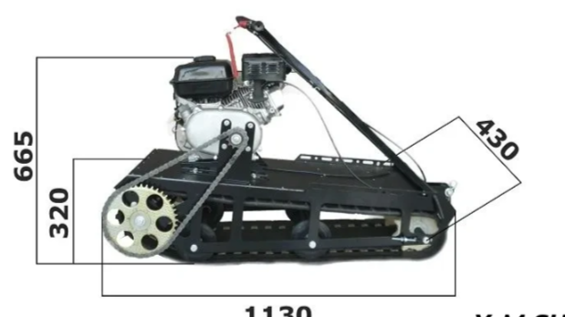 Мотобуксировщик XTREME-MOTORS "Конек-Горбунок" 6.5 л.с. в Красноярске Мотобуксировщик XTREME-MOTORS "Конек-Горбунок" 6.5 л.с. в Красноярске