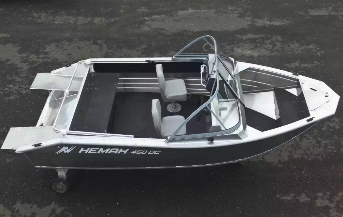 Алюминиевый катер Неман-450 DC NEW без покраски в Красноярске