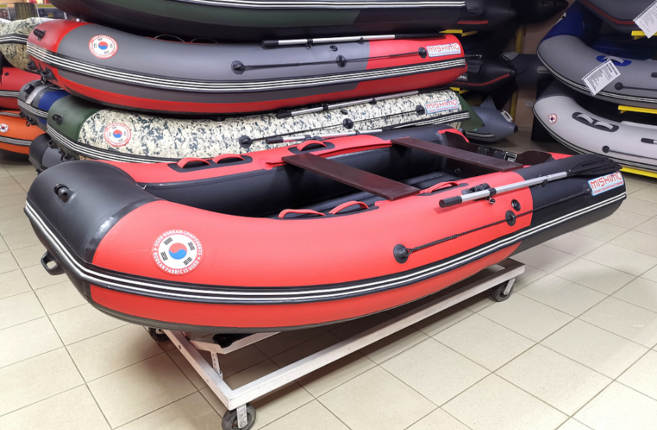 КОМПЛЕКТ Лодка MISHIMO PRO 350 + ЛОДОЧНЫЙ МОТОР MARLIN MP 9.9 (20) AMHS PRO в Красноярске