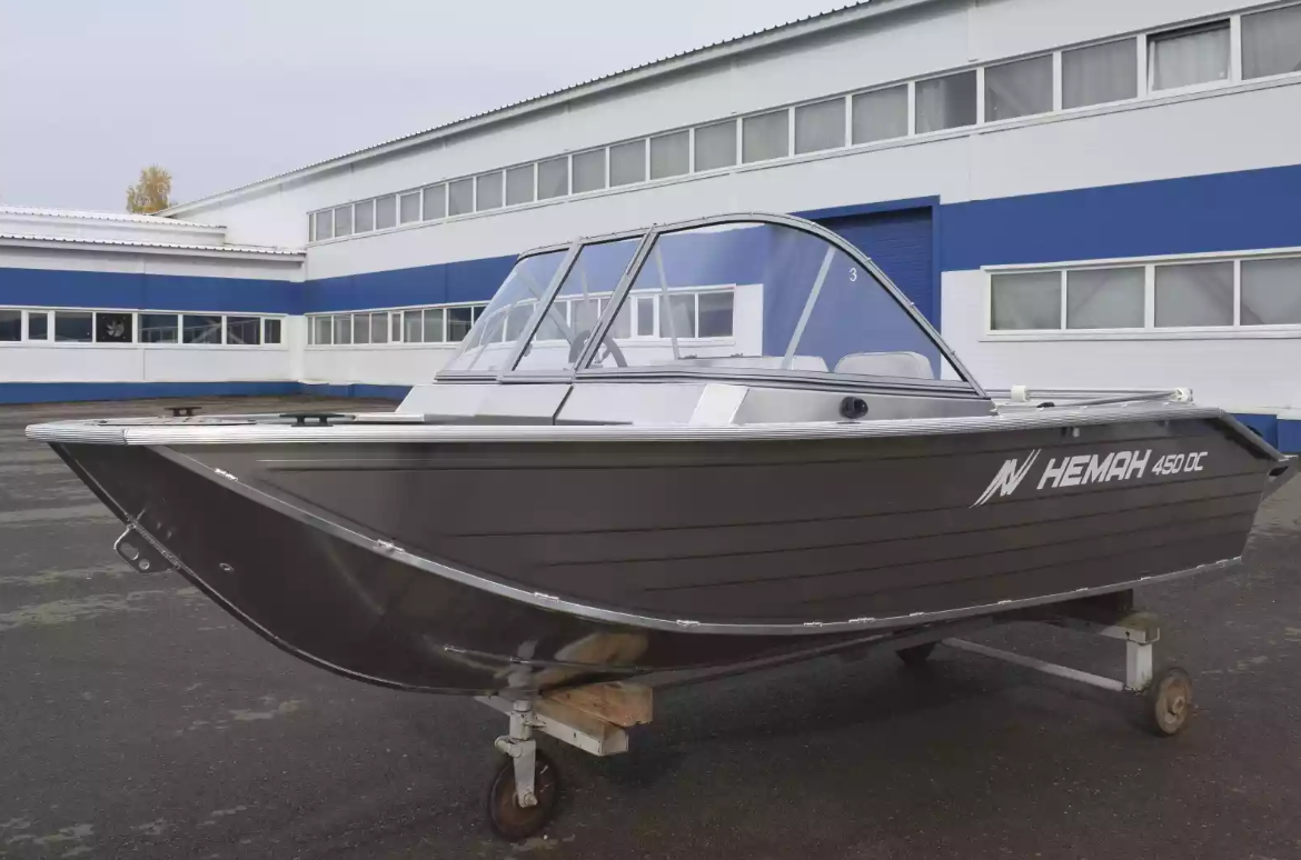 Алюминиевый катер Неман-450 DC NEW без покраски в Красноярске