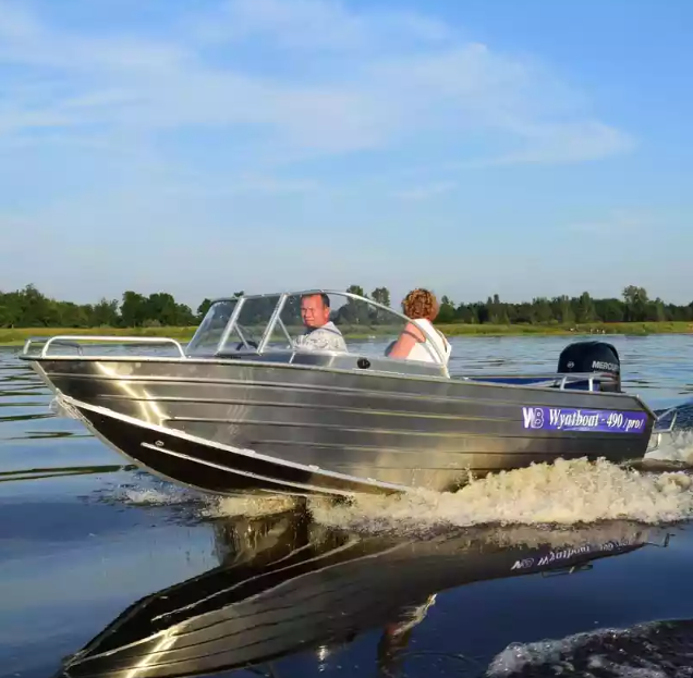 Алюминиевый катер Wyatboat-490 Pro в Красноярске
