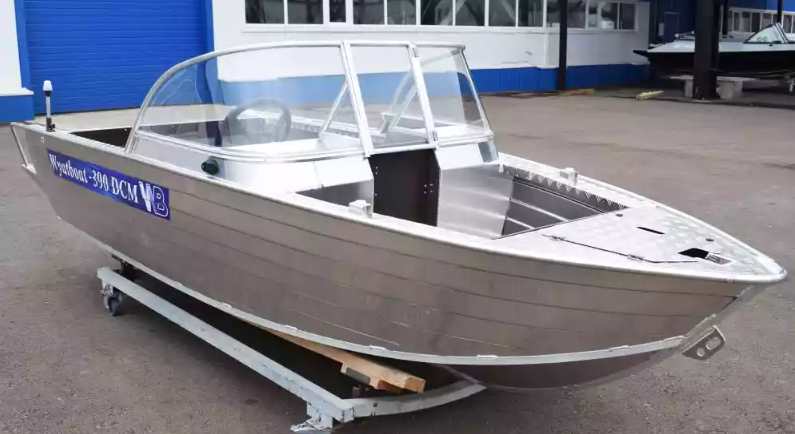 Алюминиевый катер Wyatboat-390 DCM Увеличенный борт в Красноярске