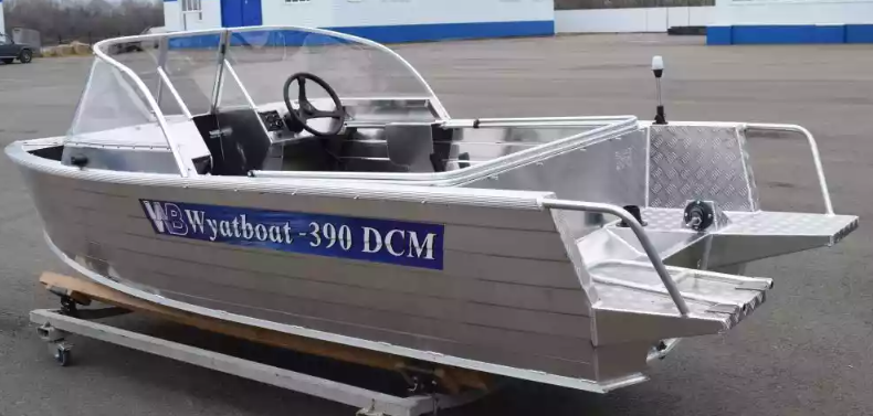 Алюминиевый катер Wyatboat-390 DCM Увеличенный борт в Красноярске