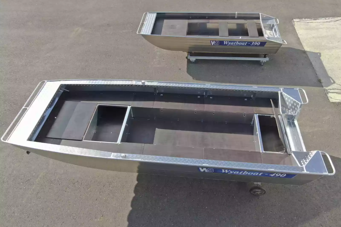 Алюминиевая лодка Wyatboat-490 Jonboat в Красноярске Алюминиевая лодка Wyatboat-490 Jonboat в Красноярске