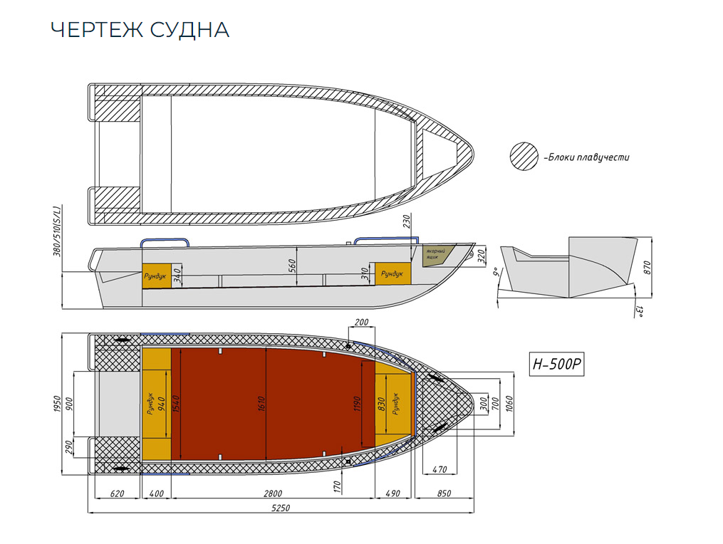 Алюминиевая лодка Неман-500 P в Красноярске