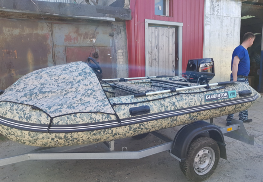 НАДУВНАЯ ЛОДКА GLADIATOR C370AL в Красноярске