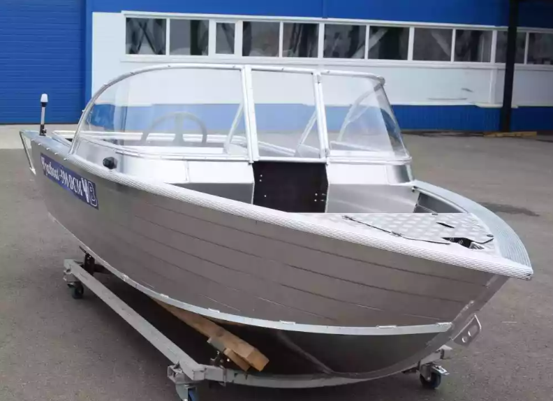 Алюминиевый катер Wyatboat-390 DCM Увеличенный борт в Красноярске