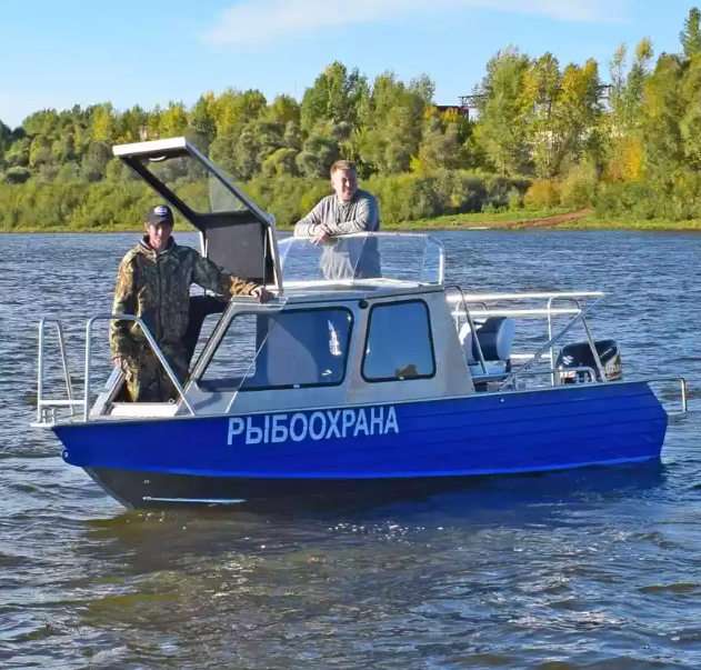 Алюминиевый катер Неман 550 с каютой в Красноярске