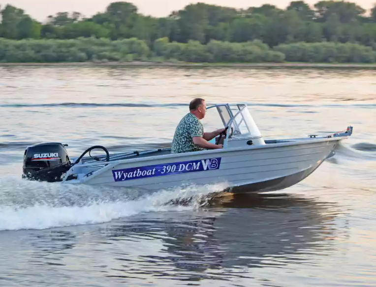 Алюминиевый катер Wyatboat-390 DCM в Красноярске