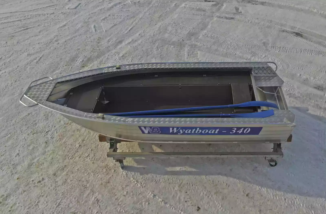 Алюминиевая лодка Wyatboat-340 РМ в Красноярске Алюминиевая лодка Wyatboat-340 РМ в Красноярске