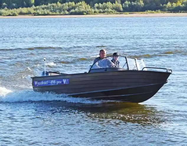 Алюминиевый катер Wyatboat-490 Pro в Красноярске