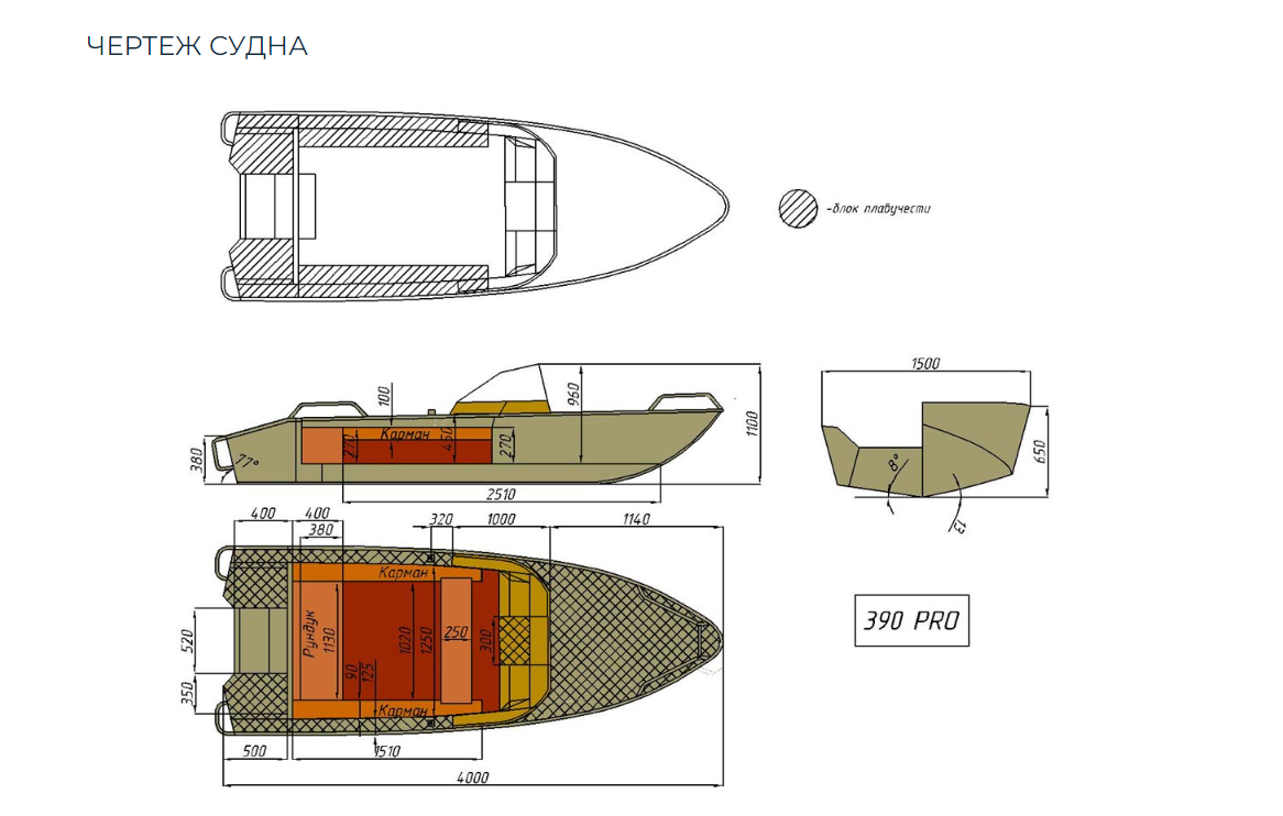 Алюминиевый катер Wyatboat-390 Pro в Красноярске