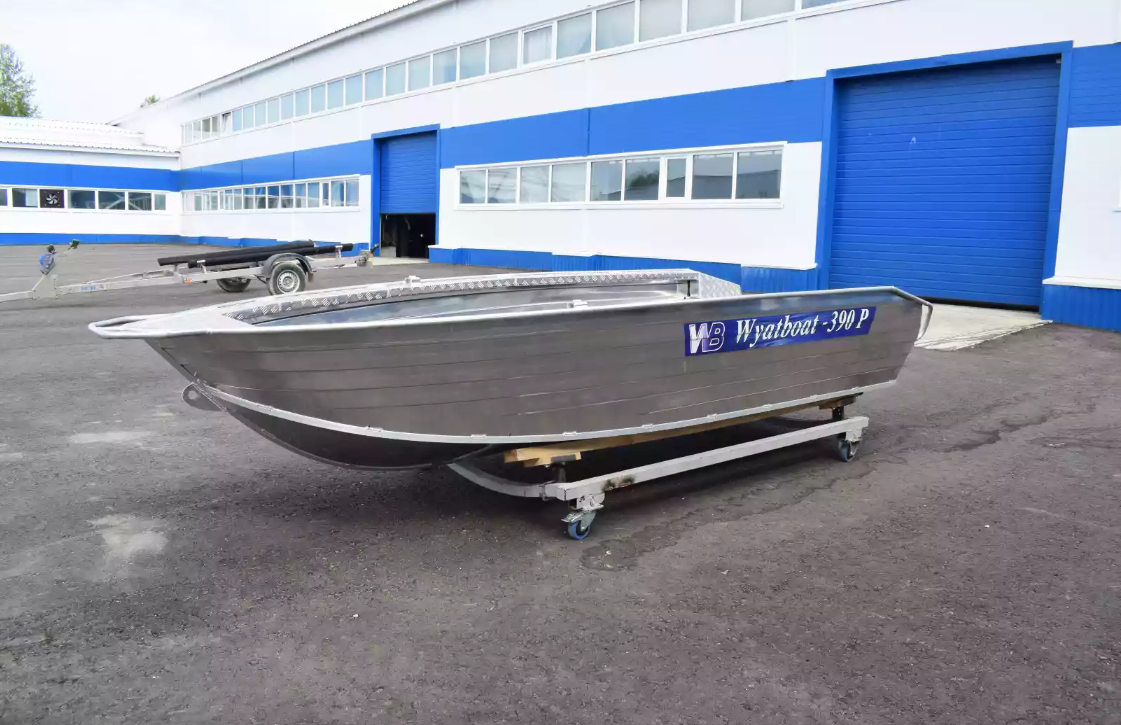 Алюминиевая лодка Wyatboat-390Р Увеличенный борт в Красноярске