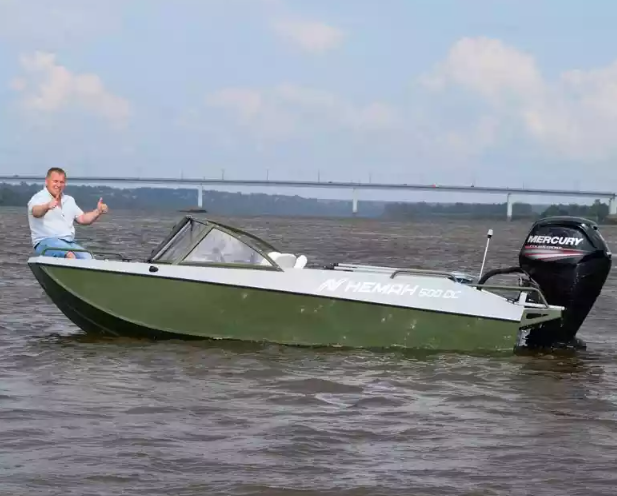 Алюминиевый катер Неман 500 DC водомёт в Красноярске