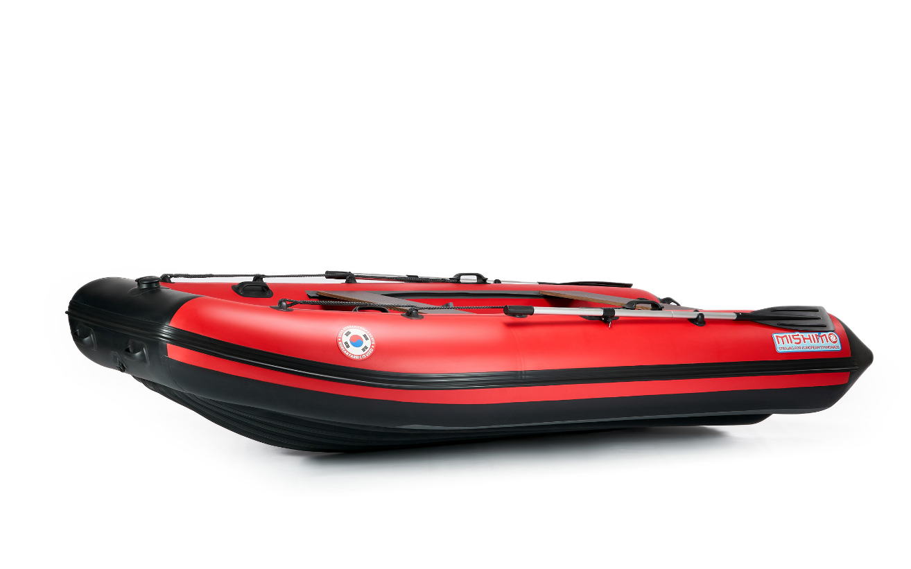 КОМПЛЕКТ ЛОДКА MISHIMO RAPID 380 PRO+ ЛОДОЧНЫЙ МОТОР MARLIN MP 9.9 (20) AMHS PROLINE FORCE в Красноярске