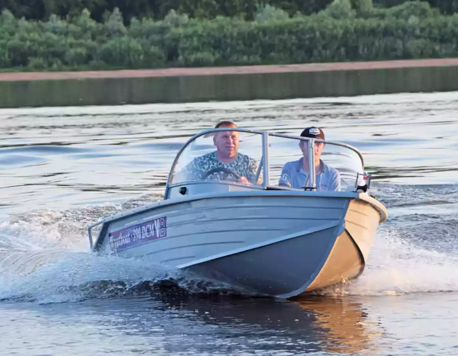 Алюминиевая лодка Wyatboat-390 DCM в Красноярске