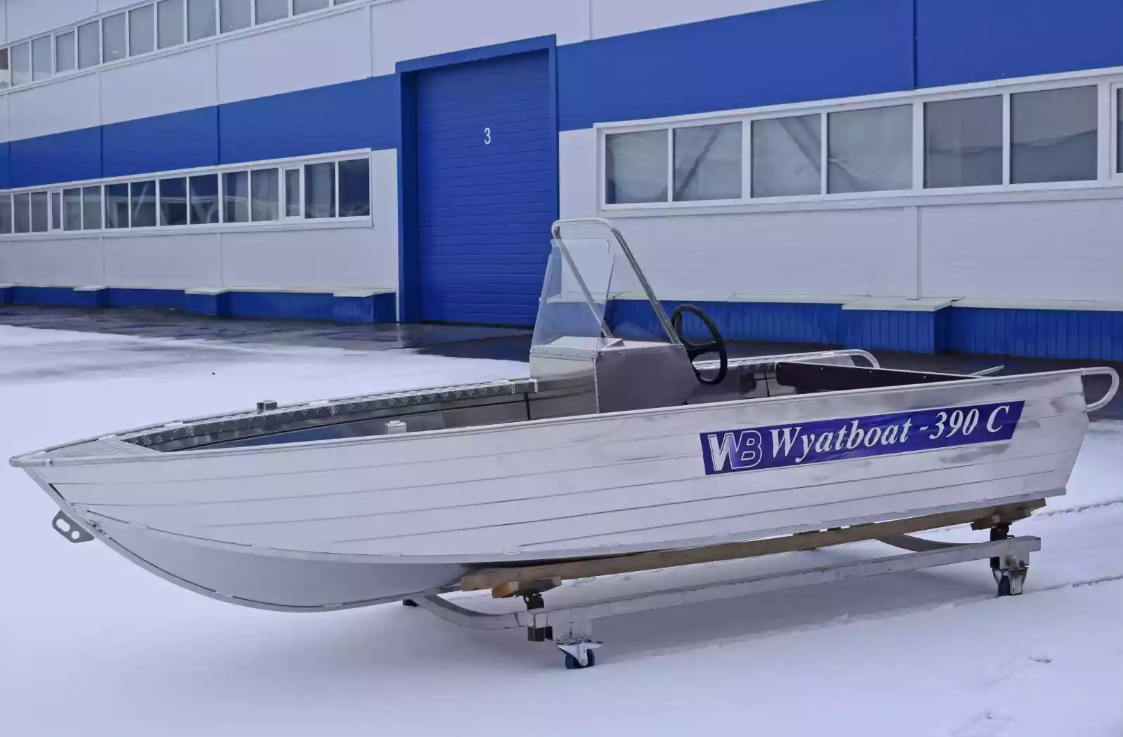 Алюминиевая лодка Wyatboat-390 C в Красноярске
