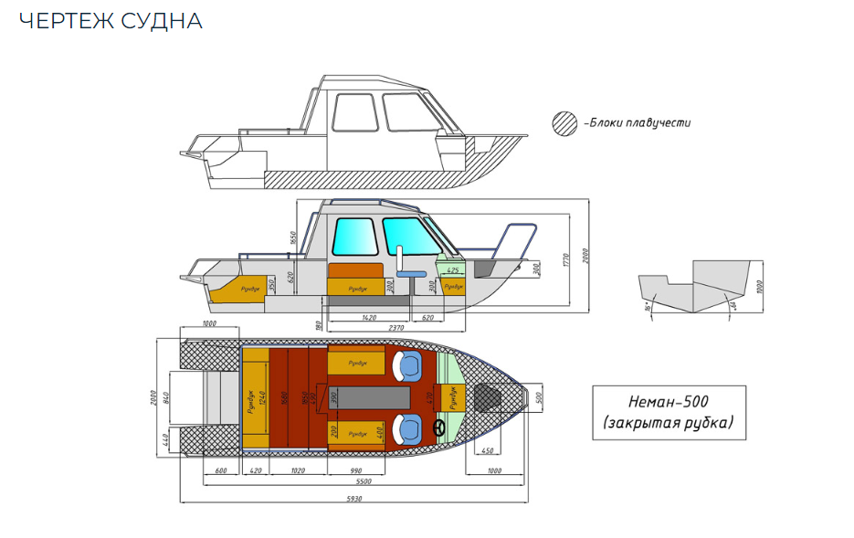 Алюминиевый катер Неман-500 (закрытая рубка) в Красноярске Алюминиевый катер Неман-500 (закрытая рубка) в Красноярске