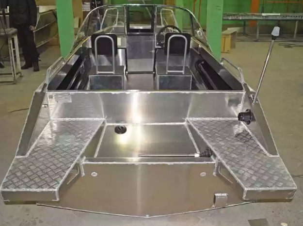 Алюминиевый катер Неман-500 DC (без покраски) в Красноярске