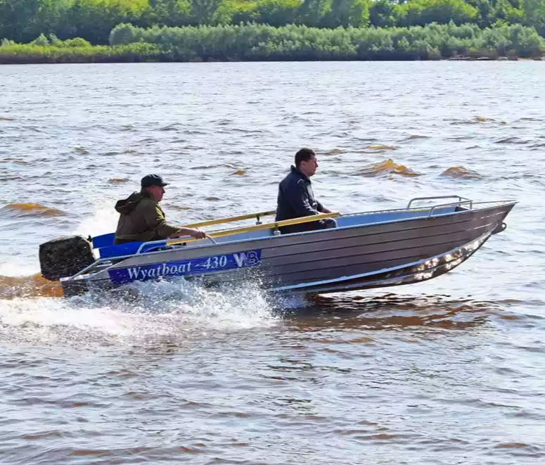 Алюминиевая лодка  Wyatboat-430М в Красноярске