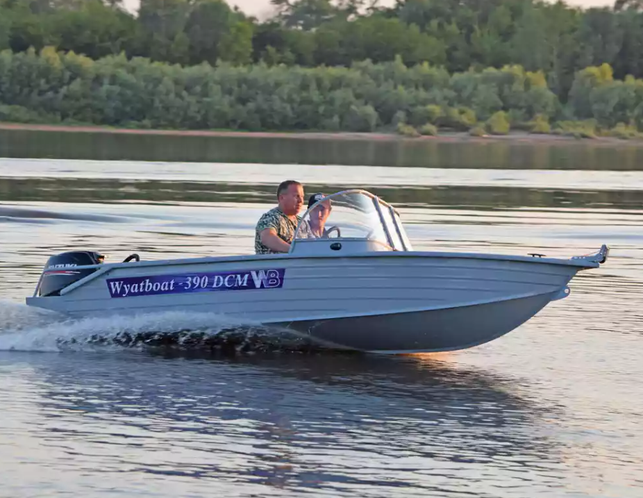 Алюминиевая лодка Wyatboat-390 DCM в Красноярске