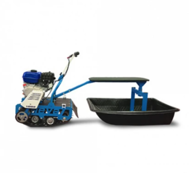 Мотобуксировщик НЕВА МС-1К с санями и сиденьем в Красноярске Мотобуксировщик НЕВА МС-1К с санями и сиденьем в Красноярске