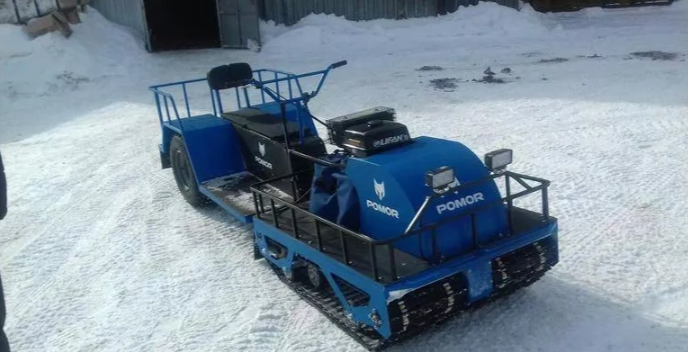 Мотобуксировщик POMOR X-2 K20 в Красноярске Мотобуксировщик POMOR X-2 K20 в Красноярске