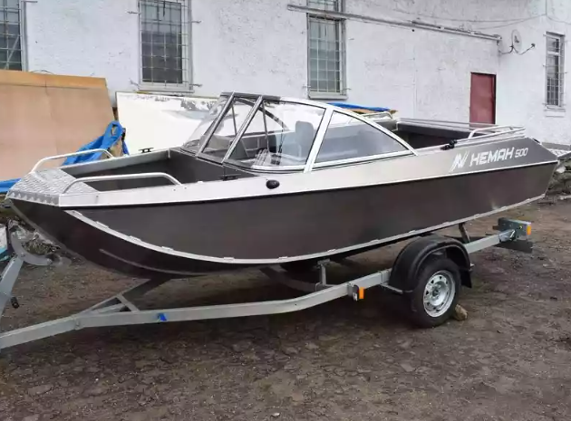 Алюминиевый катер Неман-500 DC (без покраски) в Красноярске