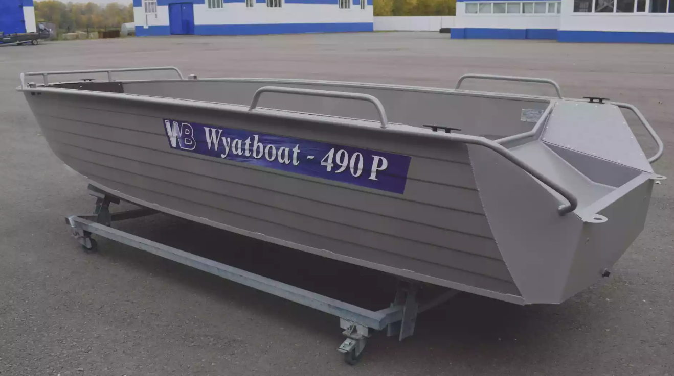 Алюминиевая лодка Wyatboat-490 P в Красноярске Алюминиевая лодка Wyatboat-490 P в Красноярске