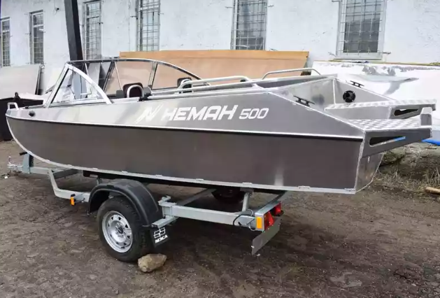 Алюминиевый катер Неман-500 DC (без покраски) в Красноярске