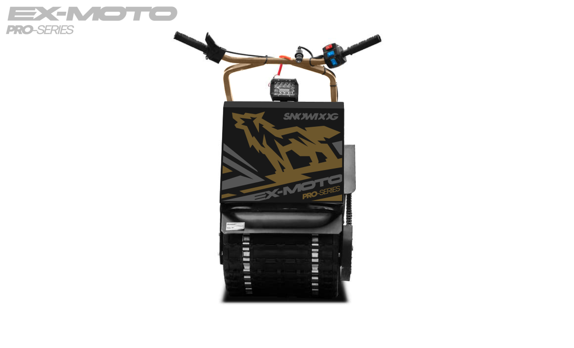 Мотобуксировщик EX-MOTO SNOWDOG S380 8л.с. в Красноярске