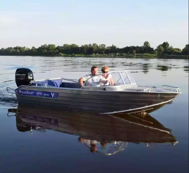 Алюминиевый катер Wyatboat-490 Pro в Красноярске