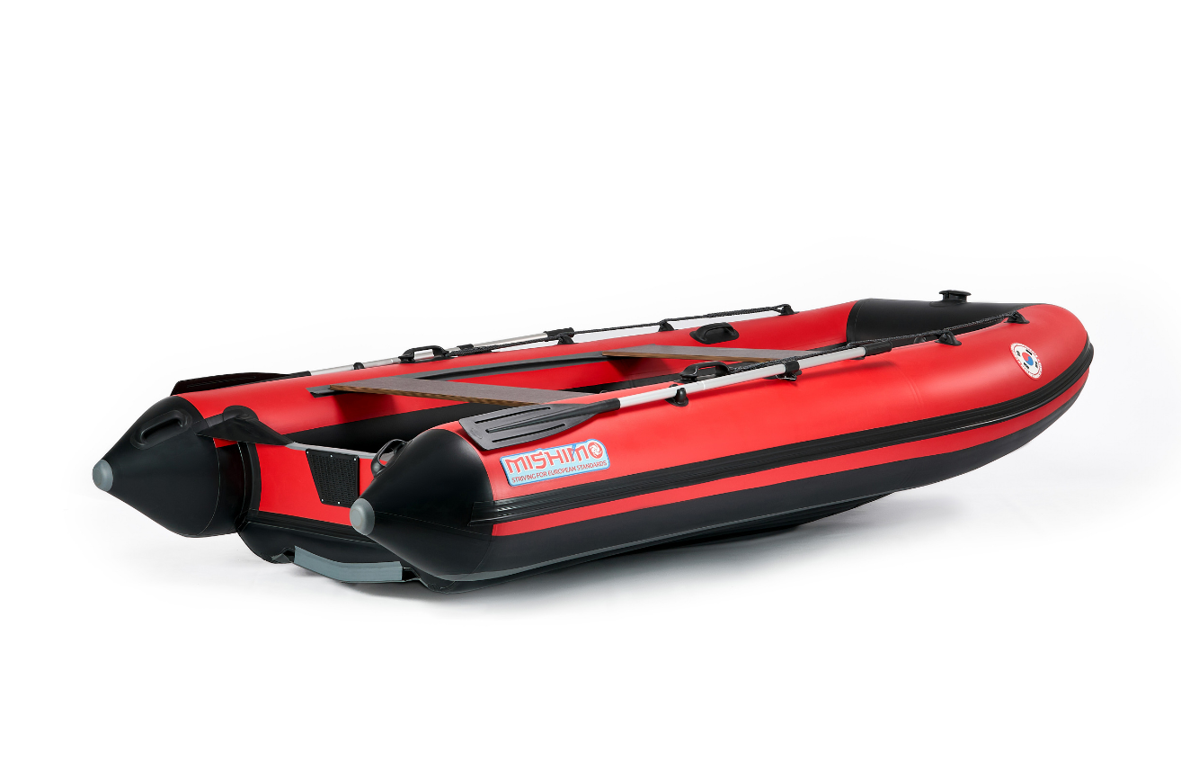 КОМПЛЕКТ ЛОДКА MISHIMO RAPID 380 PRO+ ЛОДОЧНЫЙ МОТОР MARLIN MP 9.9 (20) AMHS PROLINE FORCE в Красноярске