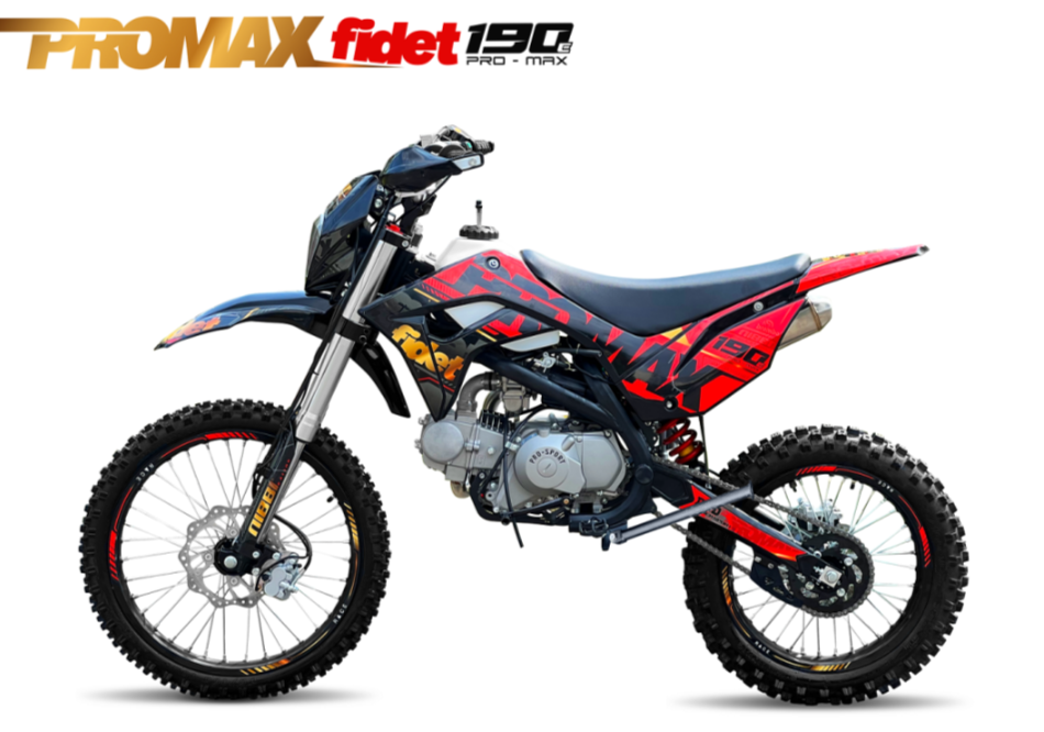 Мотоцикл (питбайк) PROMAX FIDET (ФАЙДЕТ) 190E MAX PRO LUX 19/16 в Красноярске Мотоцикл (питбайк) PROMAX FIDET (ФАЙДЕТ) 190E MAX PRO LUX 19/16 в Красноярске