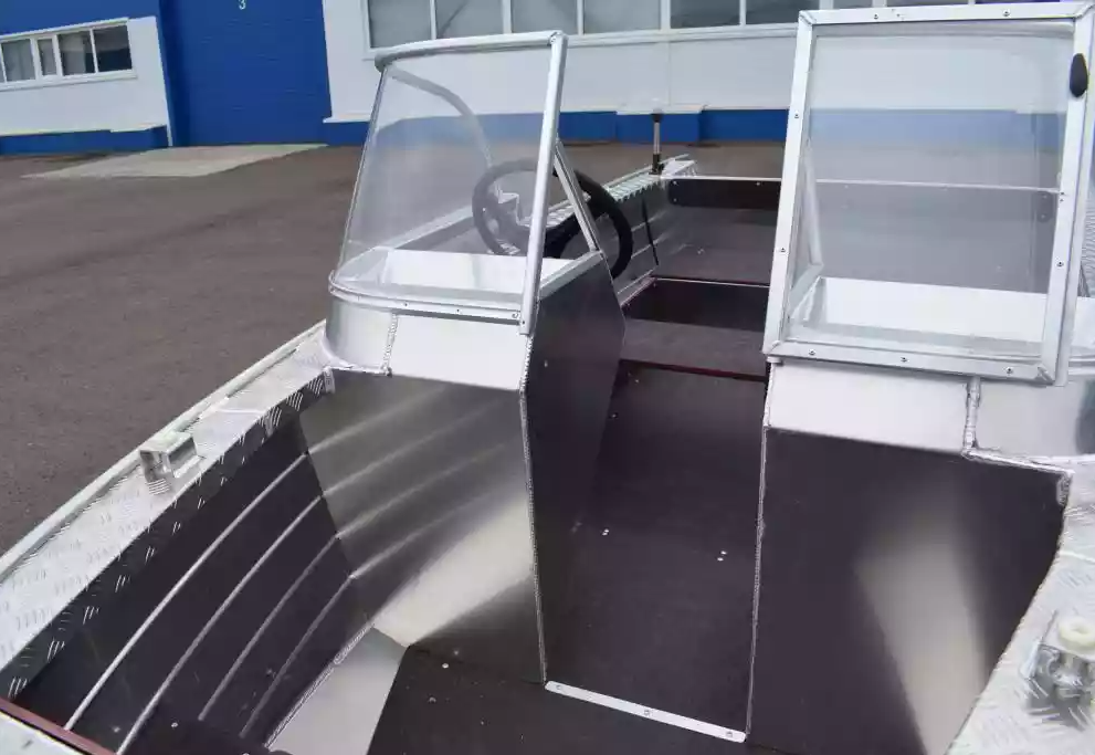 Алюминиевая лодка Wyatboat-390 DCM Увеличенный борт в Красноярске