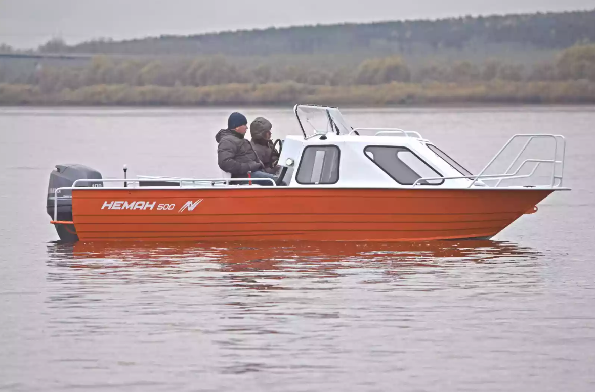 Алюминиевый катер Неман-500 (каютный) в Красноярске