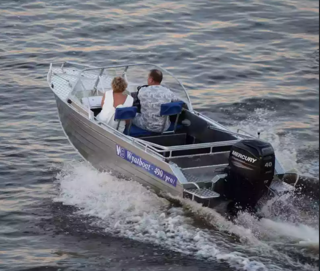 Алюминиевый катер Wyatboat-490 Pro в Красноярске