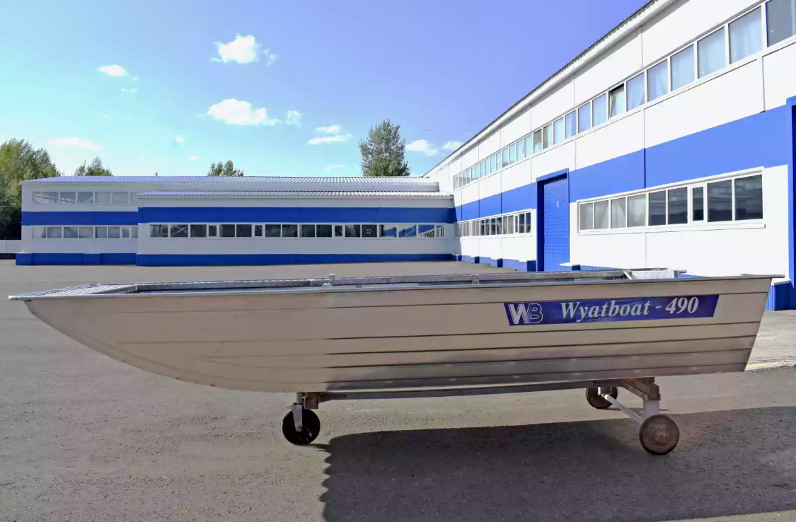 Алюминиевая лодка Wyatboat-490 Jonboat в Красноярске Алюминиевая лодка Wyatboat-490 Jonboat в Красноярске