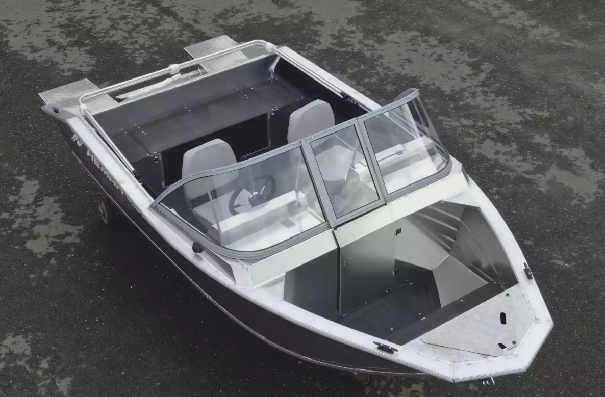 Алюминиевый катер Неман-450 DC NEW без покраски в Красноярске