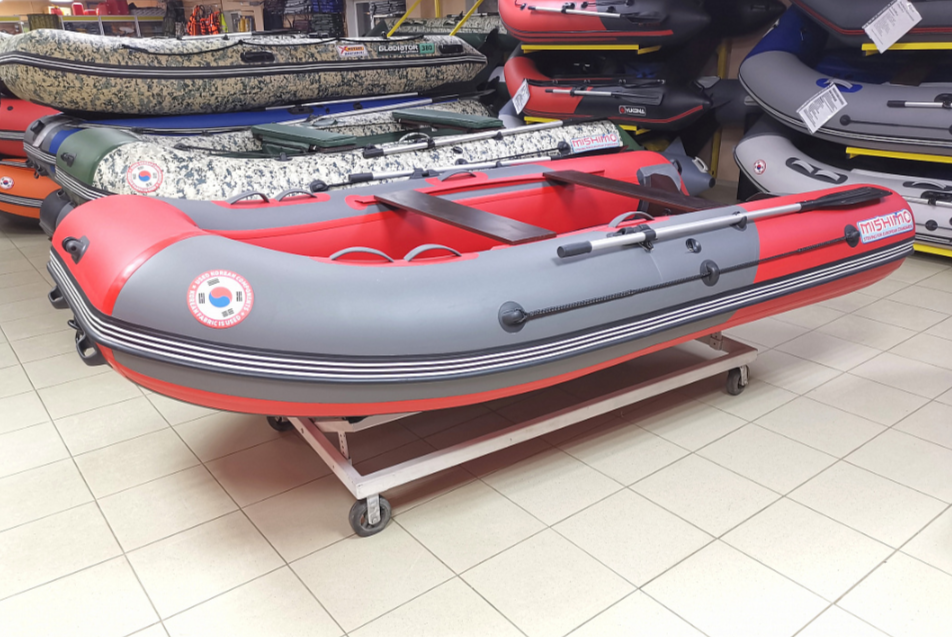 КОМПЛЕКТ Лодка MISHIMO PRO 350 + ЛОДОЧНЫЙ МОТОР MARLIN MP 9.9 (20) AMHS PRO в Красноярске