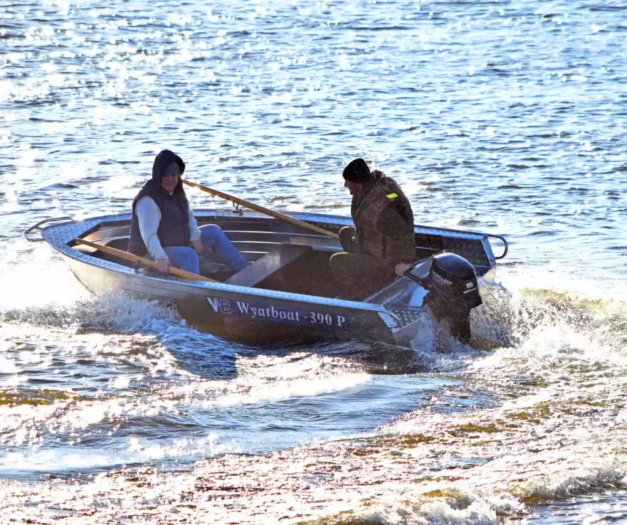 Алюминиевая лодка Wyatboat-390 P в Красноярске