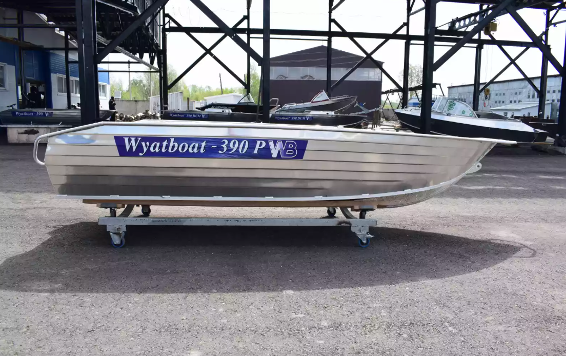 Алюминиевая лодка Wyatboat-390Р Увеличенный борт в Красноярске