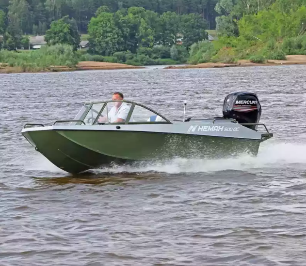 Алюминиевый катер Неман 500 DC водомёт в Красноярске