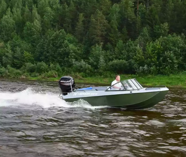 Алюминиевый катер Неман 500 DC водомёт в Красноярске