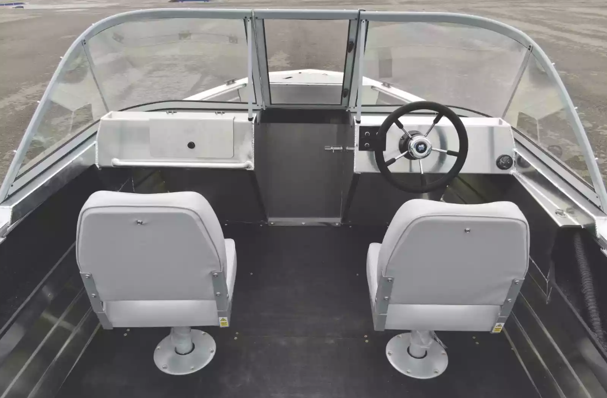 Алюминиевый катер Неман-450 DC NEW без покраски в Красноярске