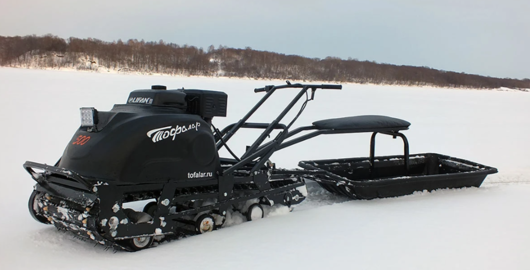 Мотобуксировщик Тофалар 500 с модулем Тягач в Красноярске Мотобуксировщик Тофалар 500 с модулем Тягач в Красноярске
